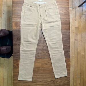 The Slim All Day Pant in khaki Broken Twill size 33